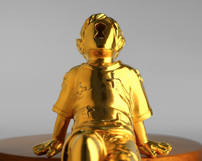 Cerradura / Golden sculpture